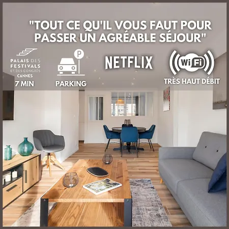 Apartment Private - Family - Palais Des Festival - Parking - *
